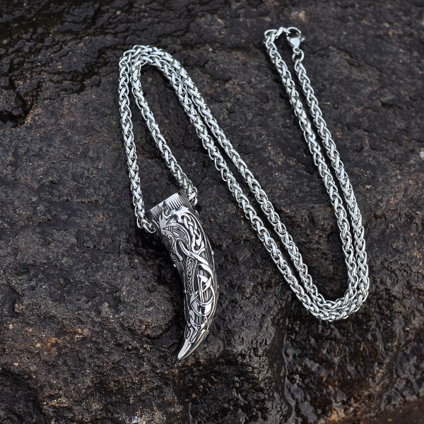 Collier Pendentif Viking Croix Du Dragon - Neuf Sans Emballage - Pochette Cadeau Offerte